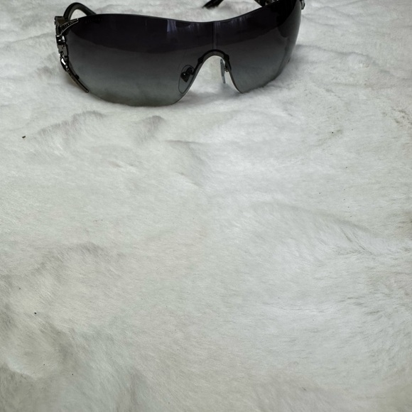 Bulgari Women's Silver and Black Sunglasses - Picture 7 of 10